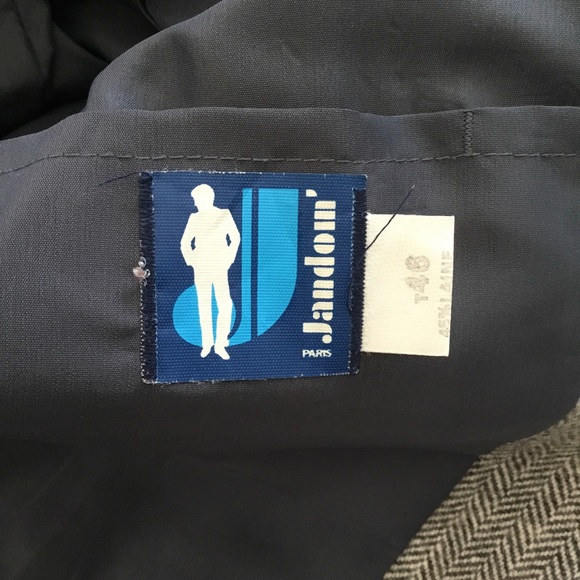 Blazer Women’s Herringbone Black Size See Measurements - Picture 8 of 8